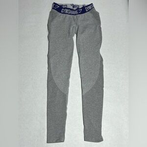 Women’s gray and purple Gymshark leggings size small.